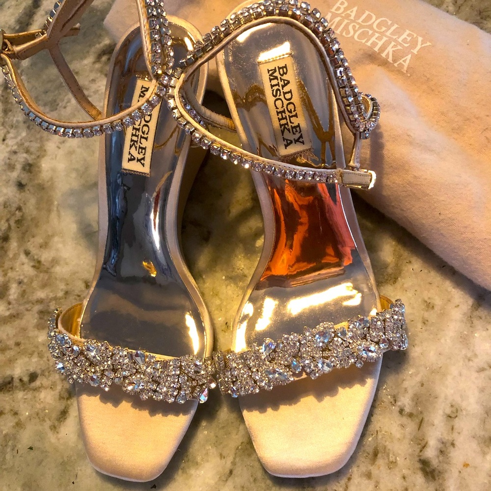 Bridal heels sz 7